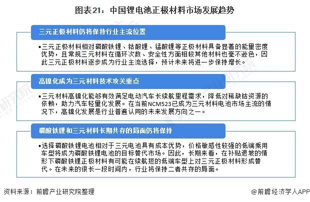 预见2022：一文深度了解2022年中国锂电池正极材料行业市场规模、竞争格局及发展前景(图21)