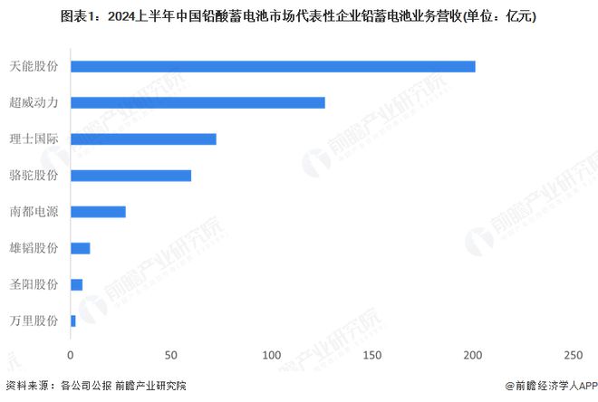 2025年中国铅酸蓄电池行业龙头企业分析：坚持技术引领行业龙头地位进一步巩固【组图】(图1)