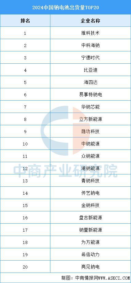 2025年中国钠离子电池行业市场前景预测研究报告(图7)