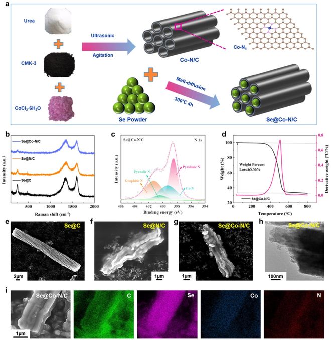 北京科技大学焦树强涂继国团队：电催化硒宿主材料实现高压非水锌硒电池(图3)