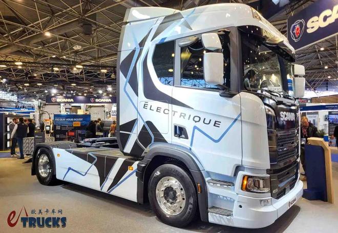 新款斯堪尼亚爆改长头卡车问世雷诺推出电驱桥重卡？Solutrans2025展会前沿盘点(图5)